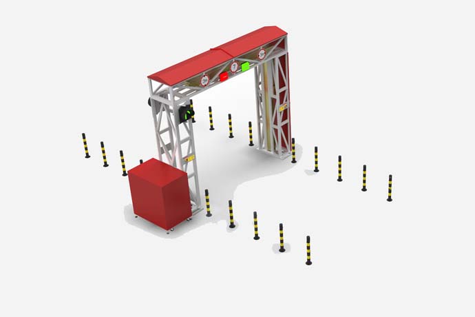 通過式小型車輛檢測(cè)系統(tǒng)【自行式】